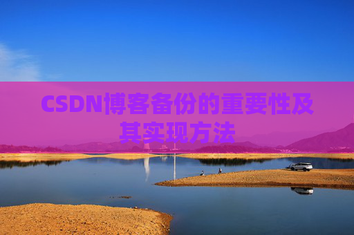 CSDN博客备份的重要性及其实现方法